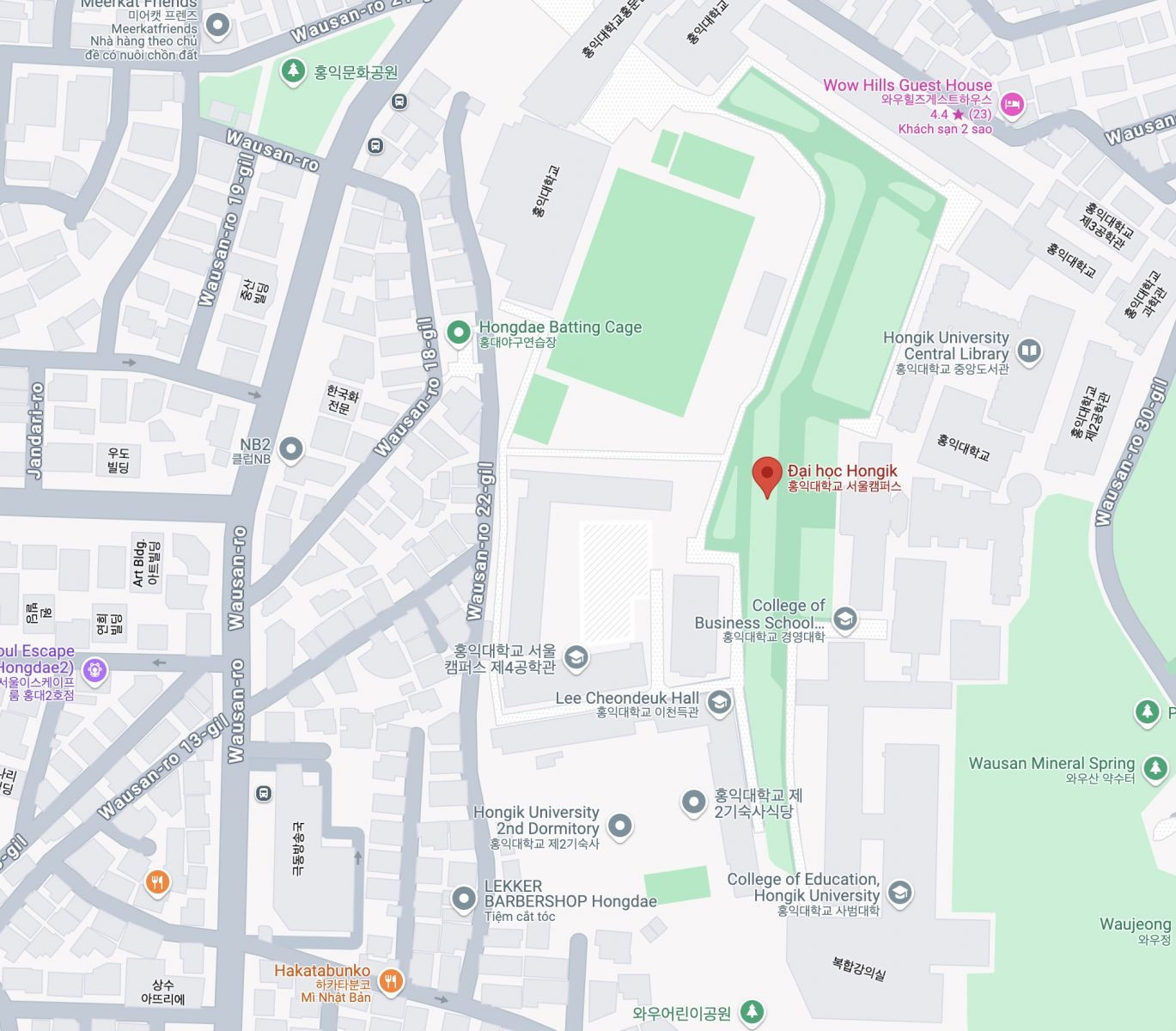 Đại Học Hongik Tuyển Sinh Tháng 6 Năm 2025