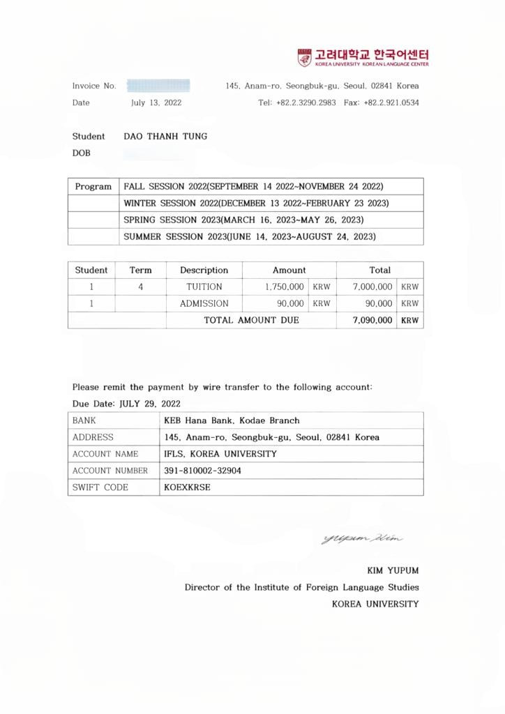 Trường Đại học Korea Hàn Quốc – 고려대학교