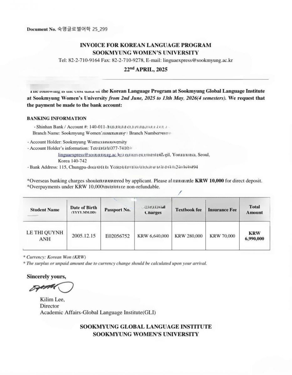 Trường Đại học nữ Sookmyung Hàn Quốc – 숙명여자대학교