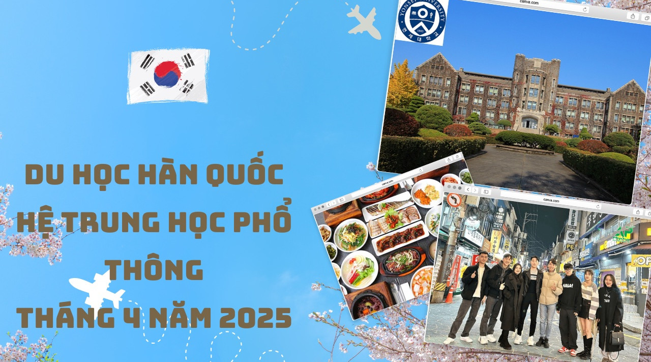Tuyển Sinh Du Học Hệ Trung Học Phổ Thông Tại Hàn Quốc Kỳ Tháng 3 Năm 2026